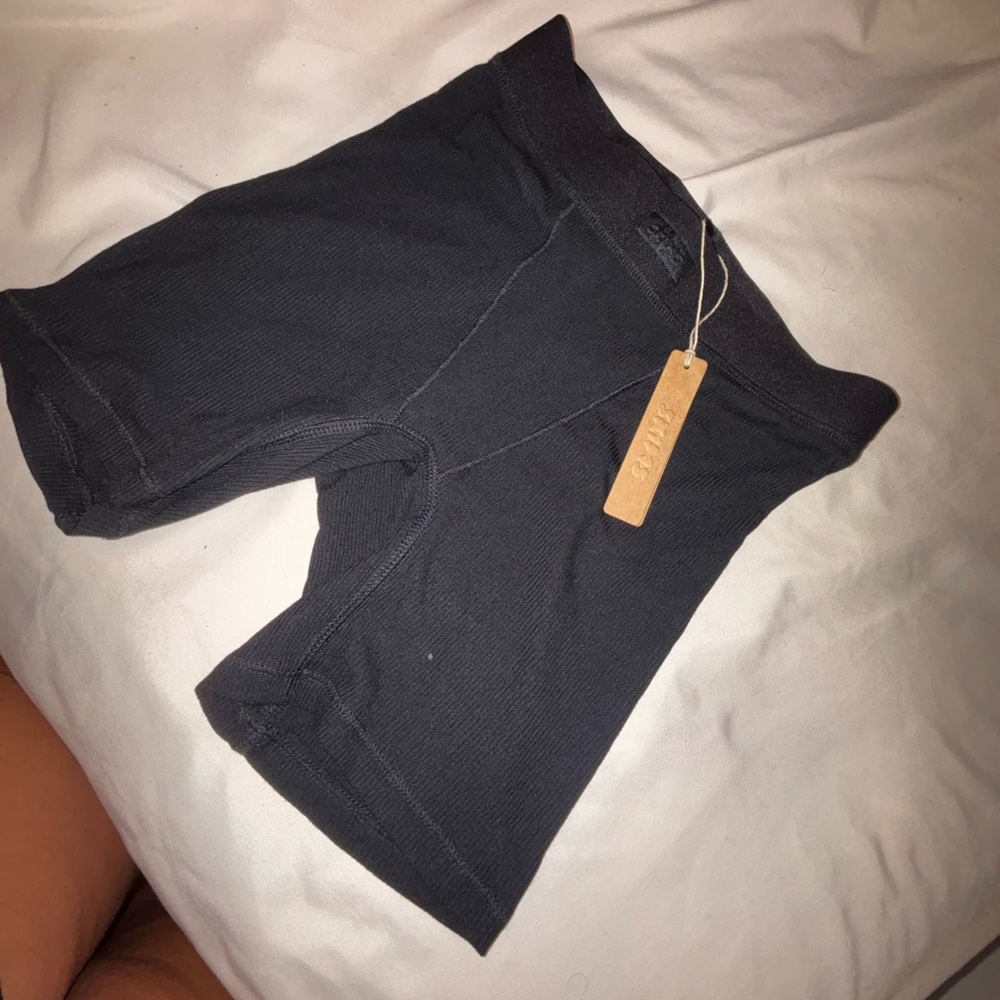 SKIMS Black Bike Shorts Classic Design